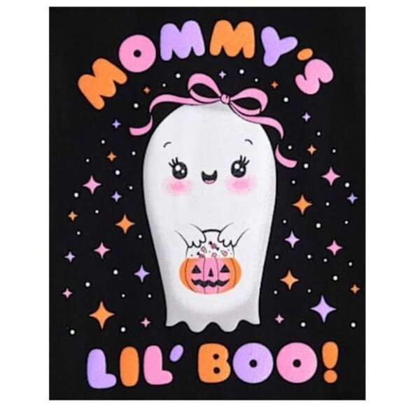 Mommy's Lil Boo Graphic Tee – Black (Girls 5T) (BRAND-NEW & SUPER CUTE!) - Picture 2 of 4
